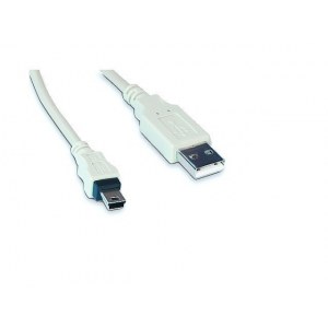 Cablexpert | USB cable | Male | 4 pin USB Type A | Male | Beige | Mini-USB Type B | 0.9 m